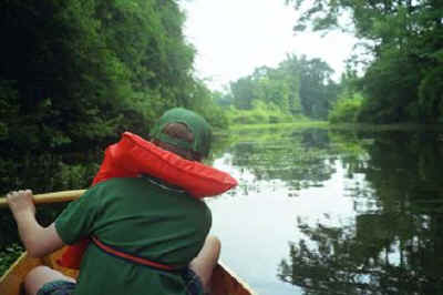 Cajun Pirogue wooden boat kit 