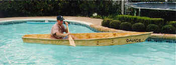 Cajun Pirogue wooden boat kit 